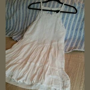 2 for 20$ High neck white sun dress m/l